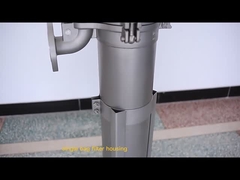 Ruiao فولاد ضد زنگ SUS304 316 فیلتر خانه تک / چند کیسه فیلتر خانه برای آبجو شراب آبجو