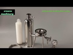 9.75 طول کارتریج فیلترهای هوا کارتریج صنعتی با 222 عنصر فیلتر حلقه O